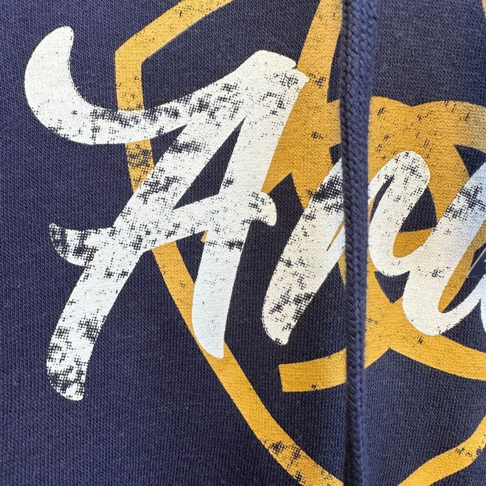 Ariat REAL Shield Logo Hoodie Sweatshirt Navy Blue Womens Large NEW - Picture 5 of 6